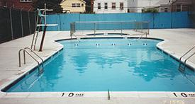 Commercial Pool with New Stone Coping, Tile, and New Marbledust